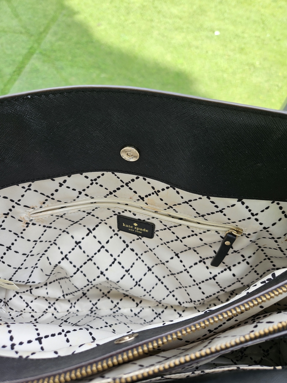 kate spade Black Leather Tote Bag - Picture 12 of 16